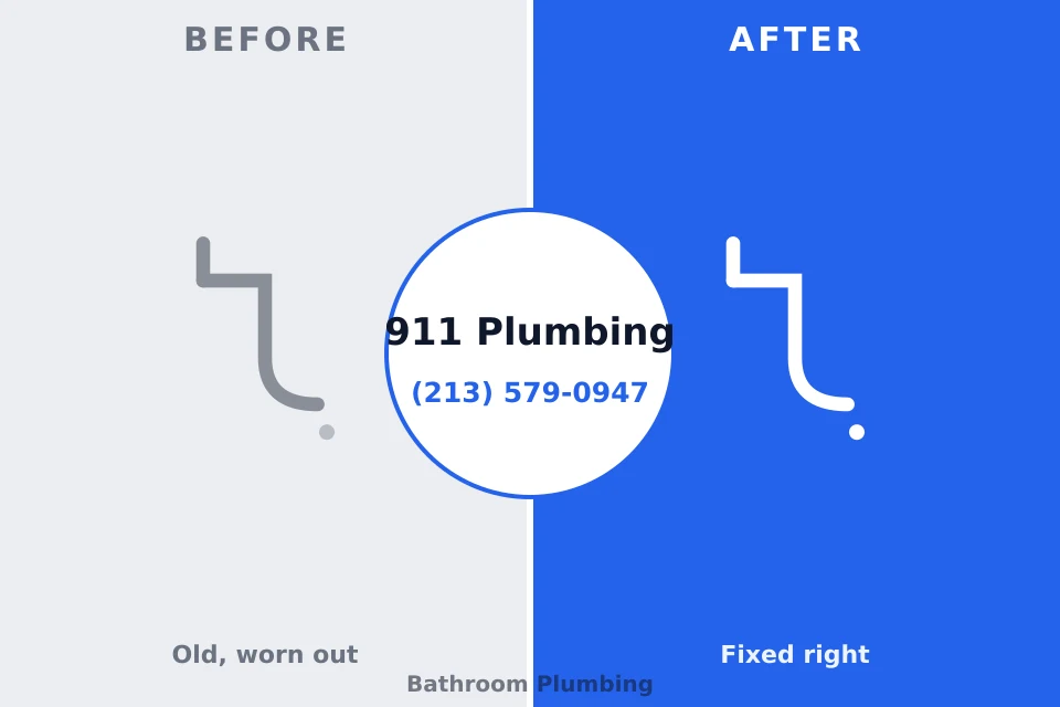 Before and after: plumbing repair Marsing, ID